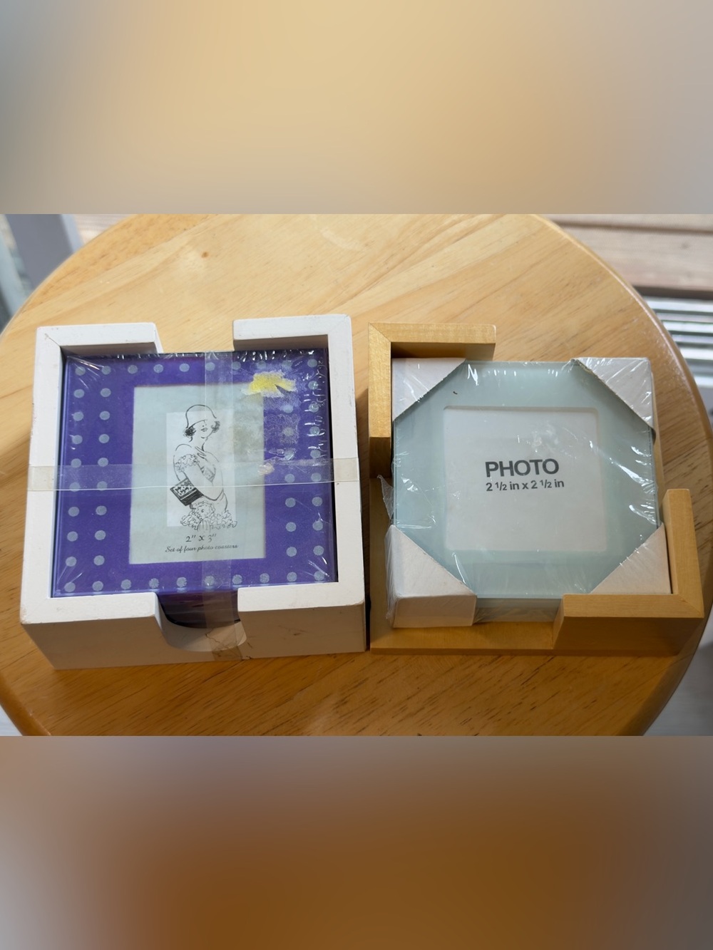 Glass Photo Frame Set